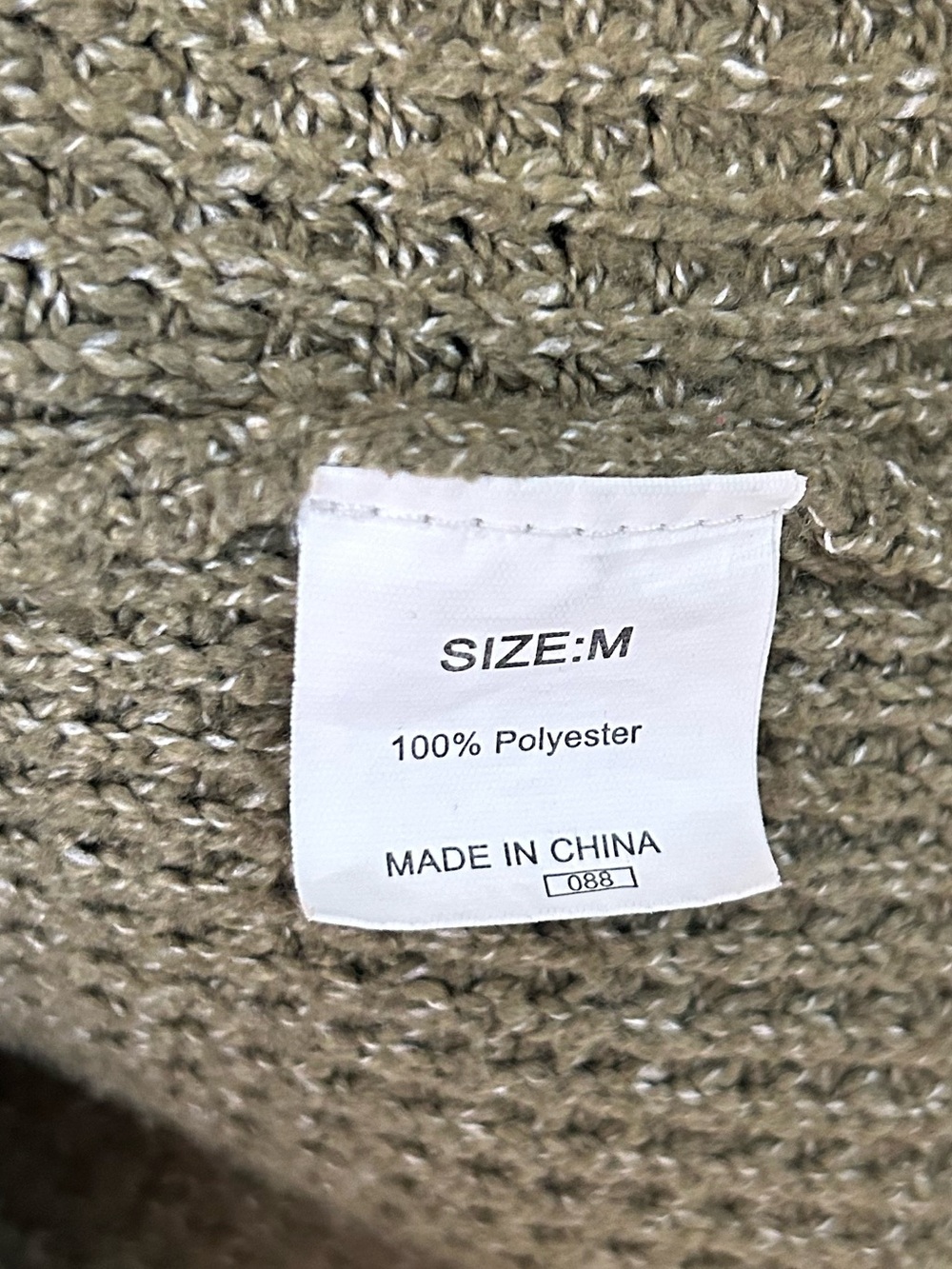 Olive Knit Button-Front Blazer - Picture 4 of 4